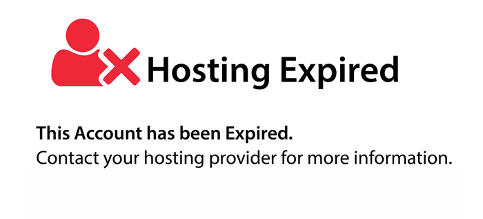 Hosting Expired